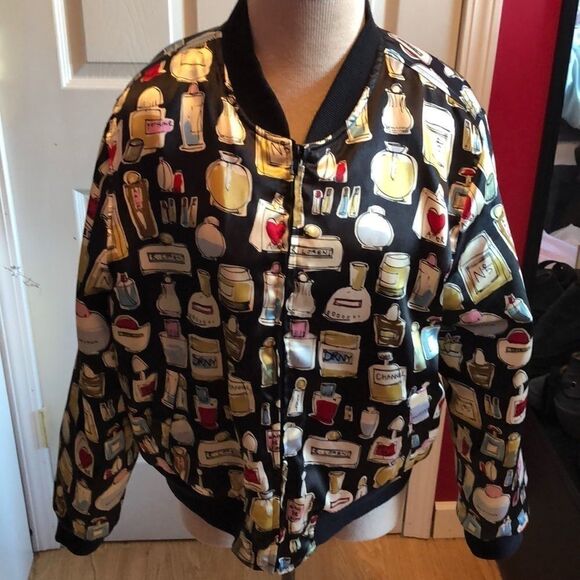 Koret perfume bomber jacket sz L - Picture 1 of 5